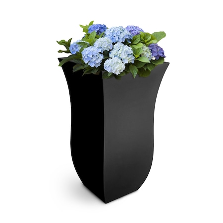Mayne Valencia 30" Tall Planter - Black 5874-B